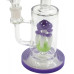 Бонг стеклянный Grace Glass Purple Mushroom Percolator H:36cm SG:18.8mm d:65mm Бонг стеклянный Grace Glass Purple Mushroom Percolator H:36cm SG:18.8mm d:65mm