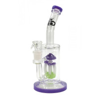 Бонг стеклянный Grace Glass Purple Mushroom Percolator H:36cm SG:18.8mm d:65mm Бонг стеклянный Grace Glass Purple Mushroom Percolator H:36cm SG:18.8mm d:65mm