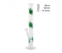 Бонг стеклянный Greenline H;35 cm-Ø:35mm SG:18.8mm Бонг стеклянный Greenline H;35 cm-Ø:35mm SG:18.8mm