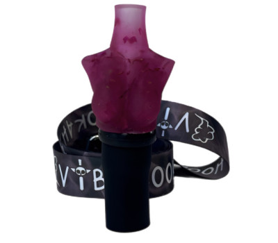 Персональний Мундштук для Кальяна Vibe Hookah Flower Tit`s Бордовый Персональний Мундштук для Кальяна Vibe Hookah Flower Tit`s Бордовый
