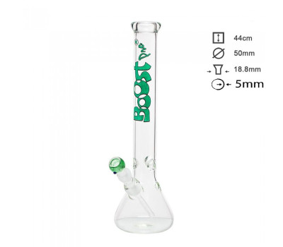 Бонг стеклянный BOOST Beaker H:44cm-?: 50mm-SG:18,8mm Бонг стеклянный BOOST Beaker H:44cm-?: 50mm-SG:18,8mm