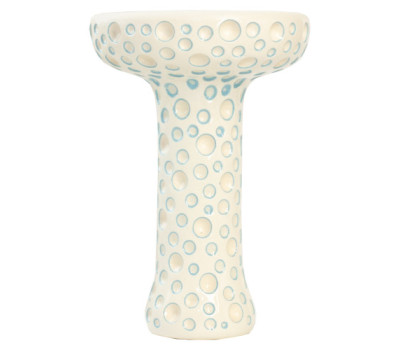 Чаша для Кальяна ETNA Phunnel Dot Glaze White Чаша для Кальяна ETNA Phunnel Dot Glaze White