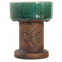Чаша для Кальяна Gusto Bowls Rook Glaze Green