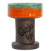 Чаша для кальяна Gusto Bowls Rook Glaze Orange/Green Чаша для кальяна Gusto Bowls Rook Glaze Orange/Green