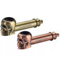 Трубка металлическая CHAMP HIGH METAL SKULL PIPE 8.5CM DL12 Трубка металлическая CHAMP HIGH METAL SKULL PIPE 8.5CM DL12