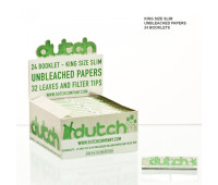 Бумага для самокруток Dutch King Size + TIPS Бумага для самокруток Dutch King Size + TIPS