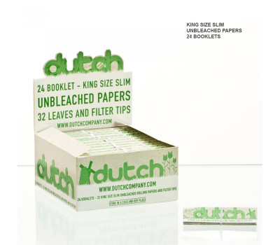 Бумага для самокруток Dutch King Size + TIPS