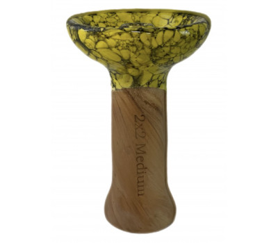 Чаша для Кальяна 2х2 Medium Marble Yellow Чаша для Кальяна 2х2 Medium Marble Yellow