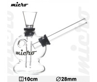 Бонг стеклянный Micro H:10cm Бонг стеклянный Micro H:10cm