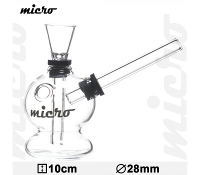 Бонг стеклянный Micro H:10cm Бонг стеклянный Micro H:10cm