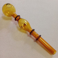 Стеклянная трубка для курения Simple Oil Orange Ø30 мм. Стеклянная трубка для курения Simple Oil Orange Ø30 мм.