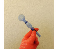Стеклянная трубка для курения Simple Oil Blue Ø30 мм. Стеклянная трубка для курения Simple Oil Blue Ø30 мм.