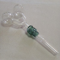 Стеклянная трубка для курения Skull Double Oil Atlantis Ø30 мм. Стеклянная трубка для курения Skull Double Oil Atlantis Ø30 мм.