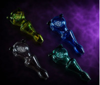 Стеклянная трубка для курения Devil Pipe - Синий Стеклянная трубка для курения Devil Pipe - Синий