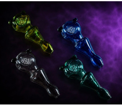Стеклянная трубка для курения Devil Pipe - Синий Стеклянная трубка для курения Devil Pipe - Синий