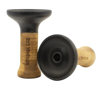 Чаша для кальяна 2x2Hookah Medium Black matte Чаша для кальяна 2x2Hookah Medium Black matte