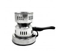 Электроплита для розжига угля кальяна Hot Plate серебро