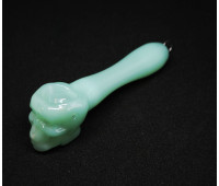 Стеклянная трубка для курения Skull Pipe - Зелёный мрамор Стеклянная трубка для курения Skull Pipe - Зелёный мрамор