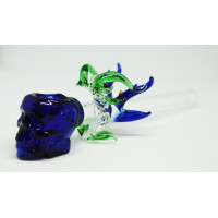 Стеклянная трубка для курения Dragon Skull
