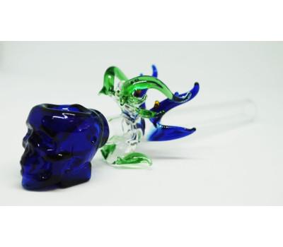 Стеклянная трубка для курения Dragon Skull Стеклянная трубка для курения Dragon Skull