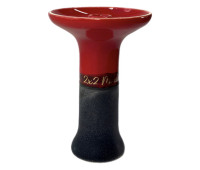 Чаша для Кальяна 2х2 Bomb Phunnel Glaze Red/Black Чаша для Кальяна 2х2 Bomb Phunnel Glaze Red/Black