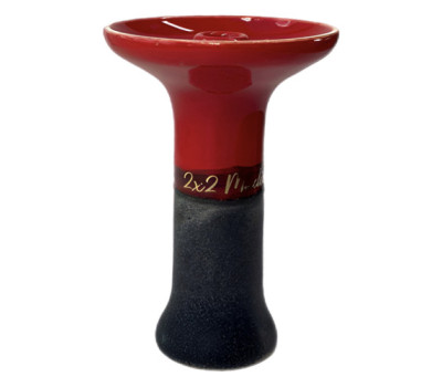 Чаша для Кальяна 2х2 Bomb Phunnel Glaze Red/Black Чаша для Кальяна 2х2 Bomb Phunnel Glaze Red/Black