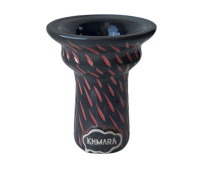 Чаша для кальяна Khmara Tulipa-D Black Beam Red Чаша для кальяна Khmara Tulipa-D Black Beam Red
