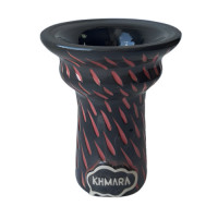 Чаша для кальяна Khmara Tulipa-D Black Beam Red Чаша для кальяна Khmara Tulipa-D Black Beam Red