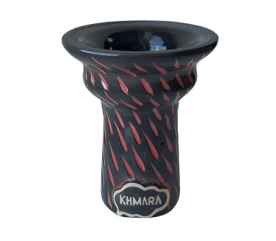 Чаша для кальяна Khmara Tulipa-D Black Beam Red Чаша для кальяна Khmara Tulipa-D Black Beam Red