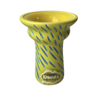 Чаша для кальяна Khmara Tulipa-D Yellow Beam Blue Чаша для кальяна Khmara Tulipa-D Yellow Beam Blue