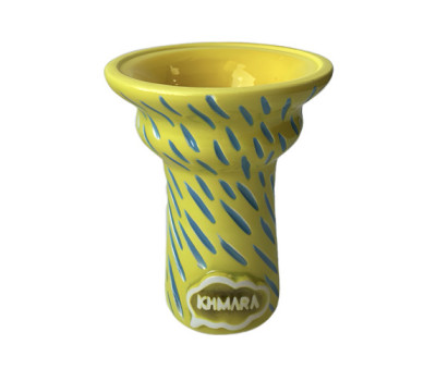 Чаша для кальяна Khmara Tulipa-D Yellow Beam Blue Чаша для кальяна Khmara Tulipa-D Yellow Beam Blue