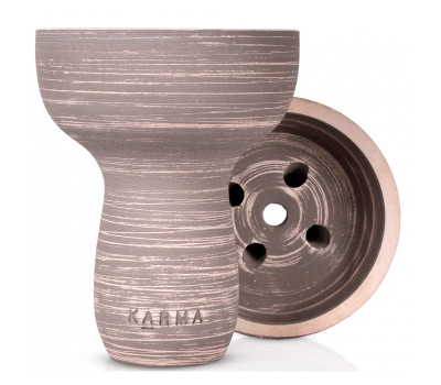 Чаша для кальяна из красной глины Karma классическая