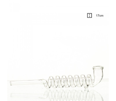 Трубка стеклянная Kawum Spiral- L:17cm