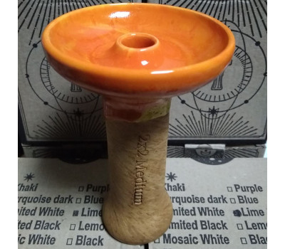 Чаша для кальяна 2x2Hookah Medium Orange (уценка) Чаша для кальяна 2x2Hookah Medium Orange (уценка)