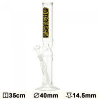 Бонг стеклянный Psycho H:35 Ø:40 mm- SG:14.5 mm Бонг стеклянный Psycho H:35 Ø:40 mm- SG:14.5 mm