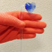 Стеклянная трубка для курения Heart Turn Oil Blue В - 27 мм. Ш - 15 мм. Стеклянная трубка для курения Heart Turn Oil Blue В - 27 мм. Ш - 15 мм.
