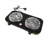 Электроплита для розжига угля кальяна Hot Plate двухконфорочная черная
