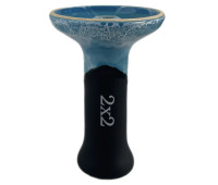 Чаша для Кальяна 2х2 Medium Blue/Black Чаша для Кальяна 2х2 Medium Blue/Black