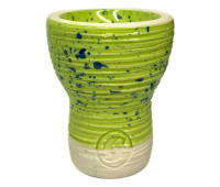 Чаша для Кальяна GrynBowls Mummy Glaze Green Чаша для Кальяна GrynBowls Mummy Glaze Green