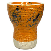 Чаша для Кальяна GrynBowls Mummy Glaze Orange Чаша для Кальяна GrynBowls Mummy Glaze Orange