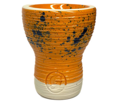 Чаша для Кальяна GrynBowls Mummy Glaze Orange Чаша для Кальяна GrynBowls Mummy Glaze Orange