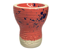 Чаша для Кальяна GrynBowls Mummy Glaze Pink (Blue dots) Чаша для Кальяна GrynBowls Mummy Glaze Pink (Blue dots)