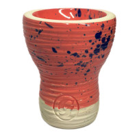 Чаша для Кальяна GrynBowls Mummy Glaze Pink (Blue dots) Чаша для Кальяна GrynBowls Mummy Glaze Pink (Blue dots)