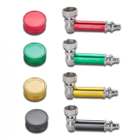 Трубка металлическая мини Champ CH.HIGH MINI METAL PIPE SHINY GRIND