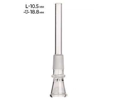 Чиллум стеклянный MISTIQ D - 18.8мм L - 10.5 см
