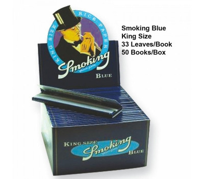 Бумага для самокруток Smoking Blue King Size 33