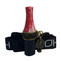 Персональный Мундштук для Кальяна Glow Spire White Red Персональный Мундштук для Кальяна Glow Spire White Red