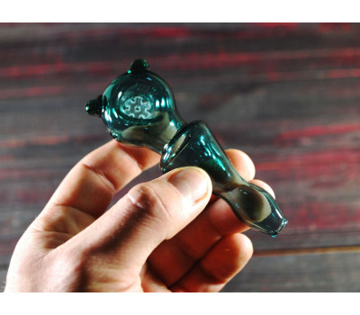 Стеклянная трубка для курения Devil Pipe - Тёмно-зелёный Стеклянная трубка для курения Devil Pipe - Тёмно-зелёный