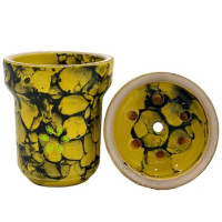 Чаша для кальяна Solaris Eva Yellow and Black Чаша для кальяна Solaris Eva Yellow and Black