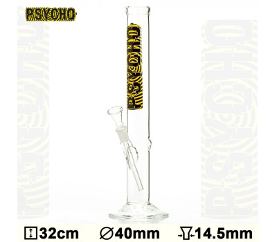 Бонг стеклянный Glass Psycho Bouncer - H:32 - Ø:40mm- Socket:14.5mm Бонг стеклянный Glass Psycho Bouncer - H:32 - Ø:40mm- Socket:14.5mm